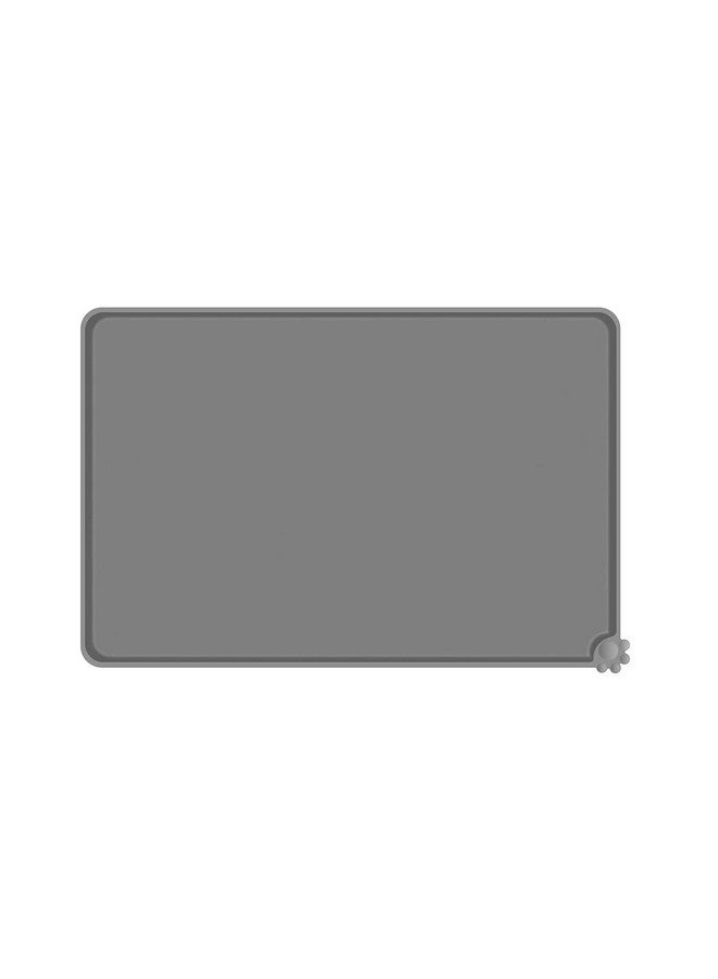DAYONG Pet Food Mat,Pet Silicone Bowl Mat,Pet Feeding Mat,Waterproof Dog Cat Mat Premium Silicone Fda Grade Non-Stick Non Slip Anti Spill Easy Clean  - Image 1