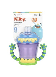 Nuby Nuby, iMonster Soft Spout Trainer Cup, 4+ Months, 7 oz (210 ml)  - Image 1