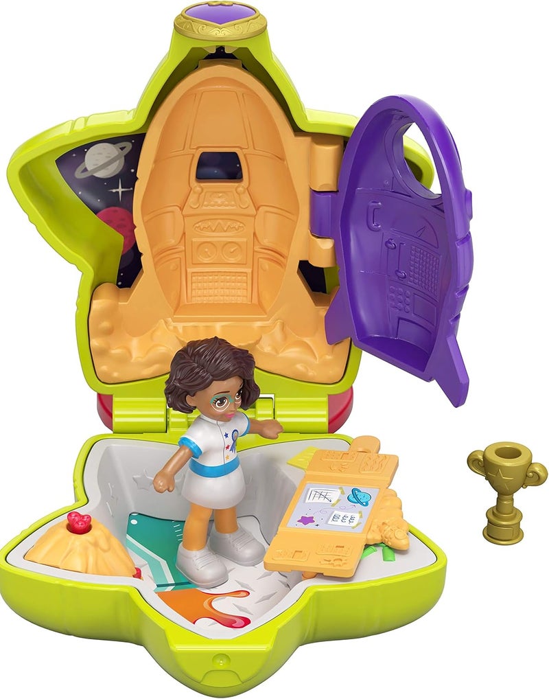 Polly Pocket بولي بوكيت ميني-شاتول شاني روكيت مع الإكسسوارات - Image 3