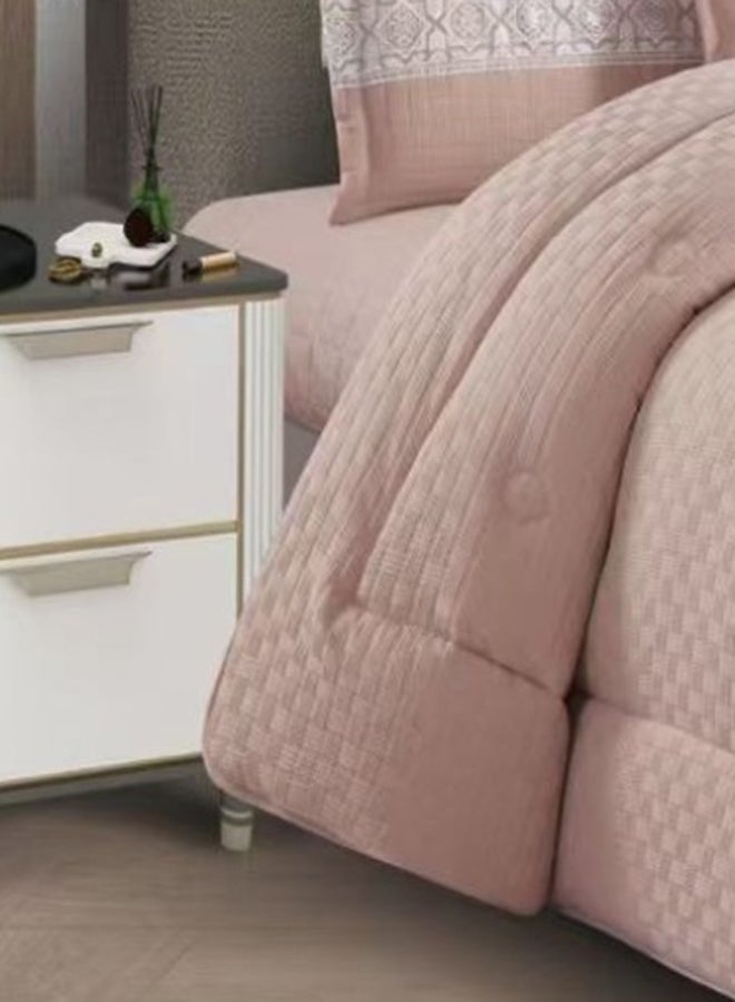 لوفيرا مفرش سرير نفر بتصميم صيفي حصري وجذاب مصنوعة من المايكروفايبر الصيفية، مقاس 170*220 سم - Image 2