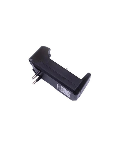 18650 Lithium Battery Charger 14500 Battery Charger 3.7v Lithium Battery Universal Charger-Color:Round Plug Single Charge Universal Charging