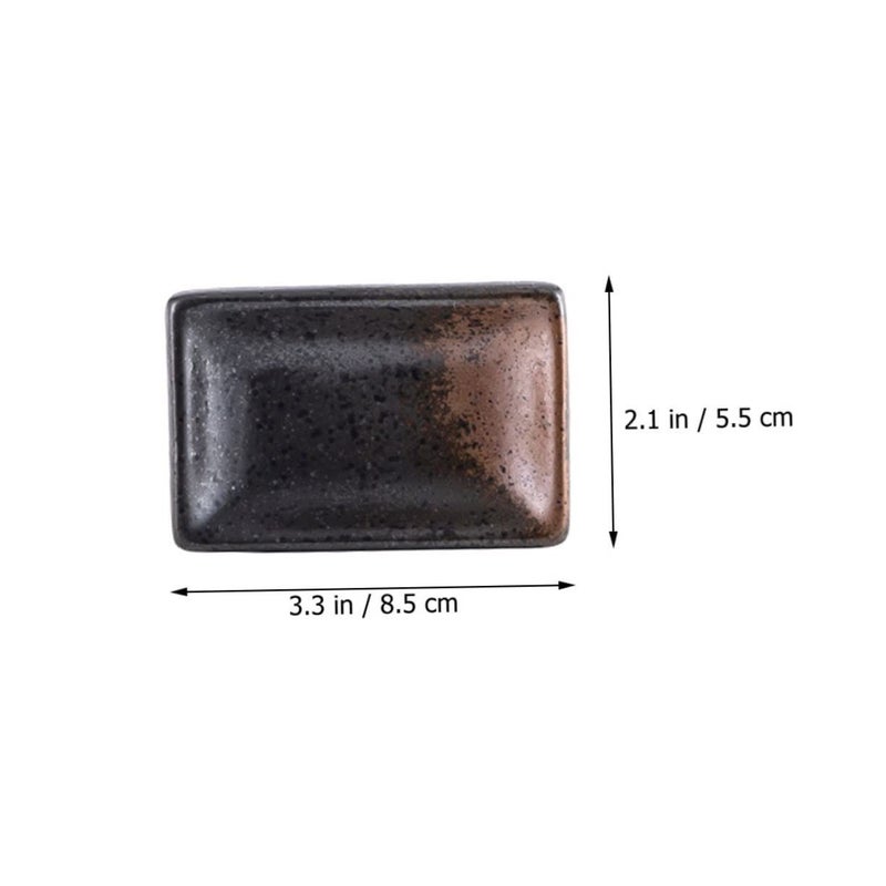 Japanese Soy Sauce Dish Set of 2 Small Dipping Plates For Home Kitchen And Restaurant - Image 4