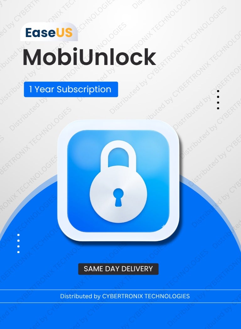 EaseUS MobiUnlock |1 Device 1 Year | Digital License | Same Day Delivery