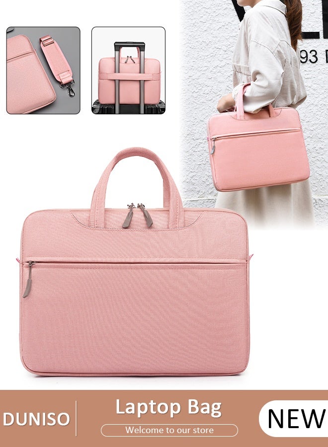 DUNISO 15.6 Inch Laptop Bag with Multi Compartment Lightweight Laptop Hand Bag Crossbody Bag Travel Business Briefcase Water-Resistant Dust-proof Shoulder Messenger Bag for Women Work Office - Image 1