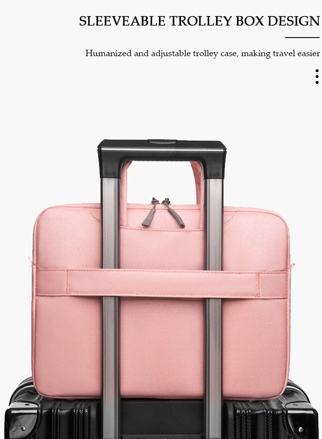 DUNISO 15.6 Inch Laptop Bag with Multi Compartment Lightweight Laptop Hand Bag Crossbody Bag Travel Business Briefcase Water-Resistant Dust-proof Shoulder Messenger Bag for Women Work Office - Image 5