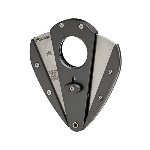 Xikar Xi1 Cigar Cutter, 440C Stainless Steel Blades with Rockwell HRC 57 Rating, 54 Ring Gauge, Double Guillotine Action, Titanium - Image 2