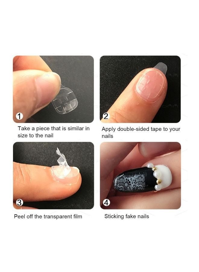 2400-Piece Nail Adhesive Glue Tapes Clear - Image 3