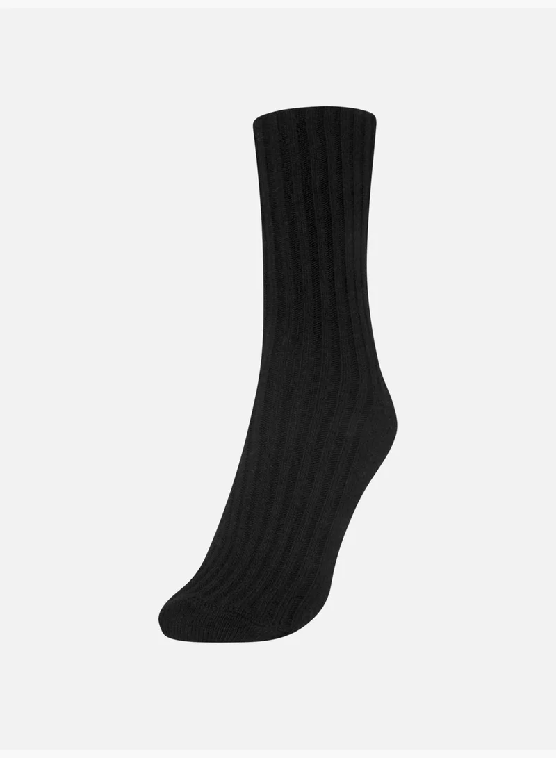 oysho Medium ribbed wool and cashmere socks