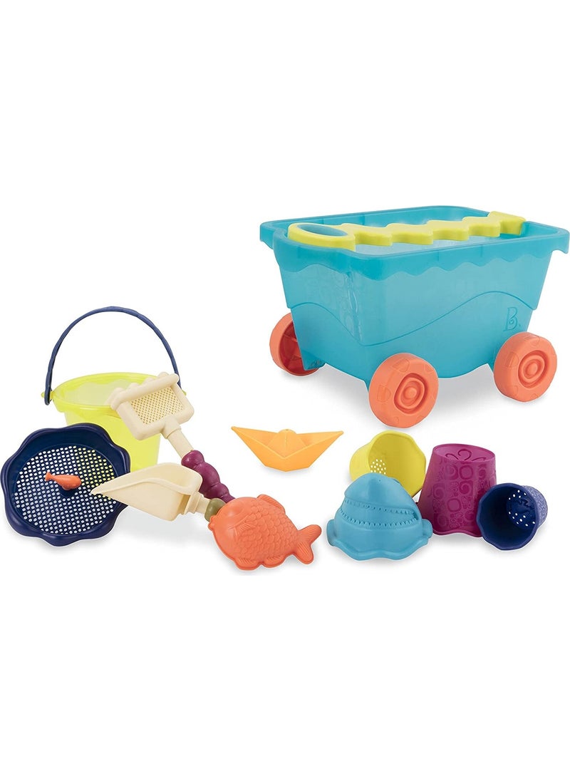 B. Toys Turquoise Beach Wagon  - Image 1