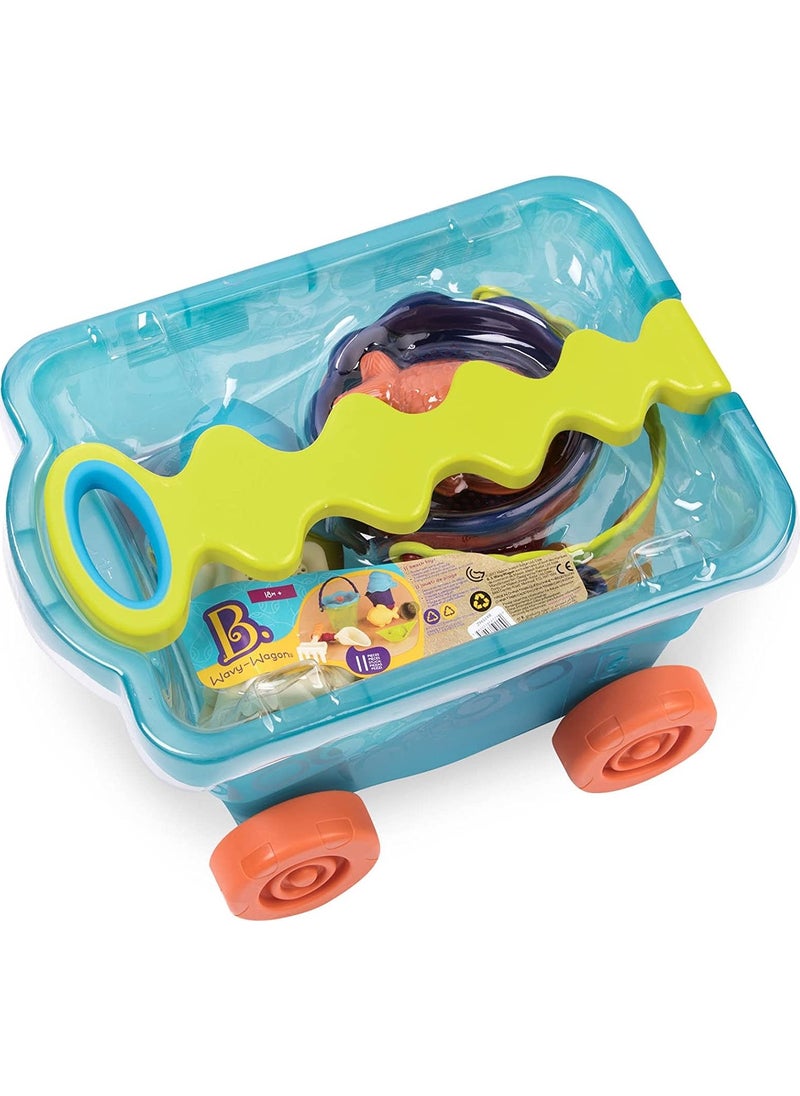 B. Toys Turquoise Beach Wagon  - Image 2