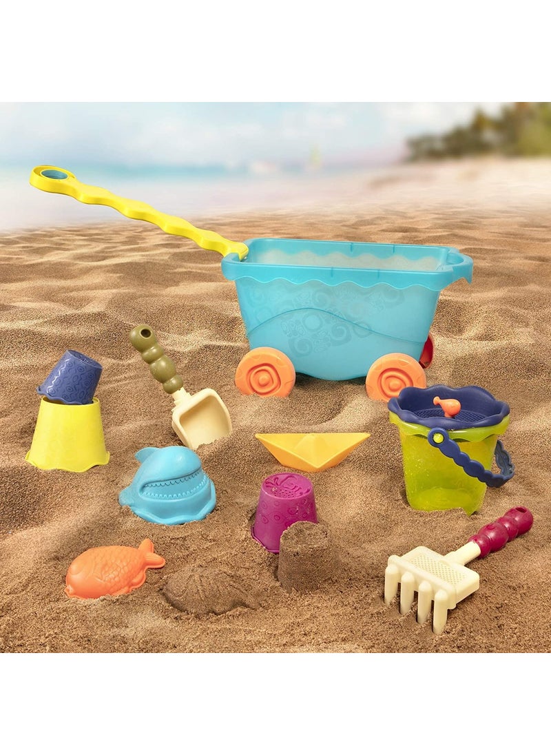 B. Toys Turquoise Beach Wagon  - Image 3