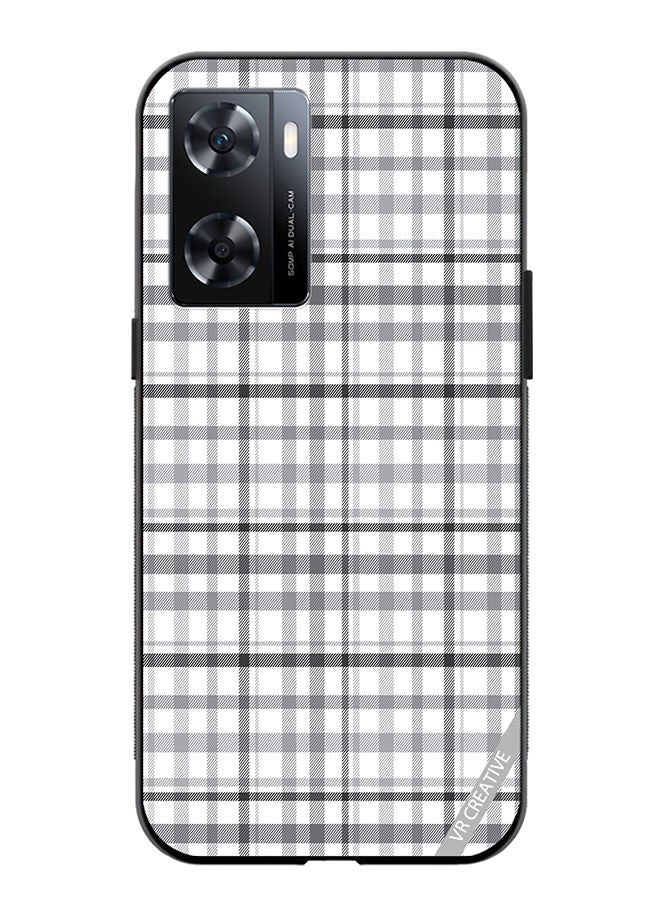 Protective Case Cover For OnePlus Nord N20 SE Checks Design Multicolour