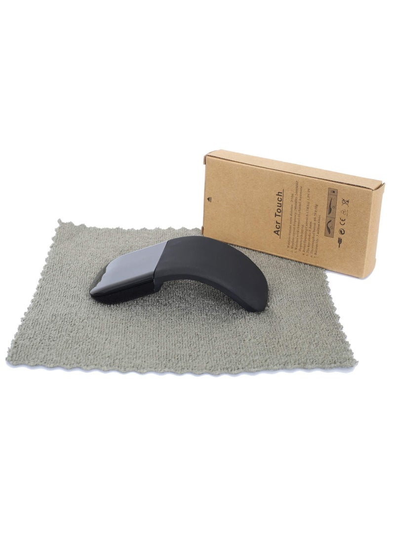 Bluetooth Arc Touch Mouse, Portable Wireless Foldable Mouse Without USB Nano Receiver, Ergonomic Mini Optical Computer Mice for Notebook Laptop Tablet Smart Phone - Image 5