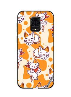 VR CREATIVE Protective Case Cover For Xiaomi Mi Note 10 Lite 5G Chilling Cat Pattern Design Multicolour  - Image 1