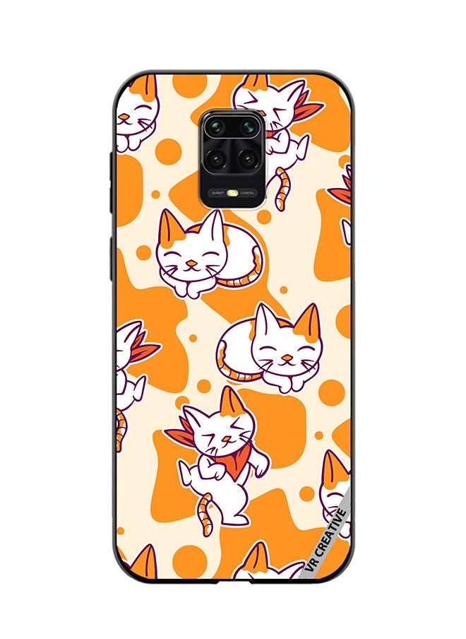 VR CREATIVE Protective Case Cover For Xiaomi Mi Note 10 Lite 5G Chilling Cat Pattern Design Multicolour  - Image 1