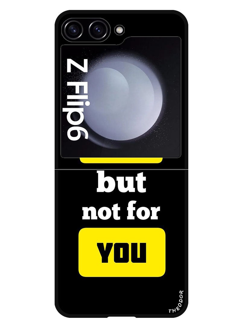 Theodor Protective Case Anti Scratch Shock Proof Bumper Cover For Samsung Galaxy Z Flip 6 i am Single - Image 1