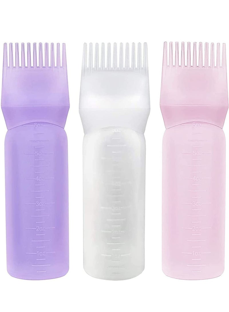 ORiTi 3-Piece Root Comb for Hair Dye Bottle Mixcolour - Image 1