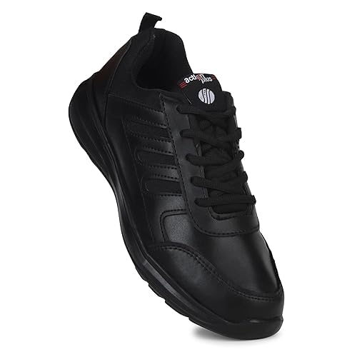 Action School Shoes for Boys & Girls-AGT-51-Black-9-Big Age Group (16 Years) - Image 1