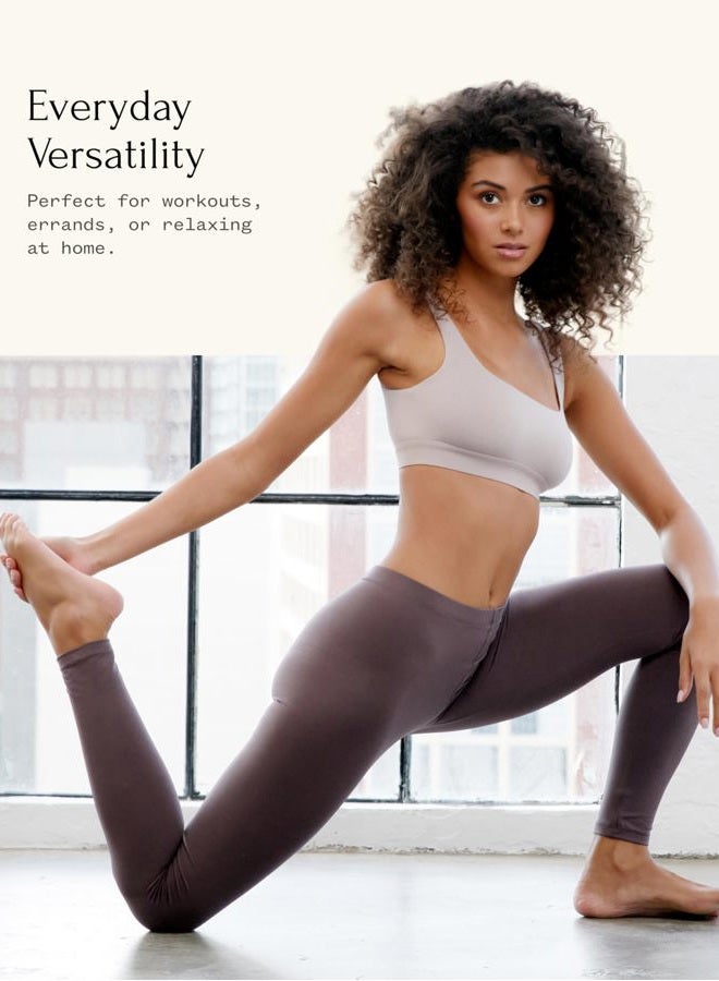 Felina Velvety Super Soft Lightweight Legging 2-Pack (Warm Desert, Small) - Image 5
