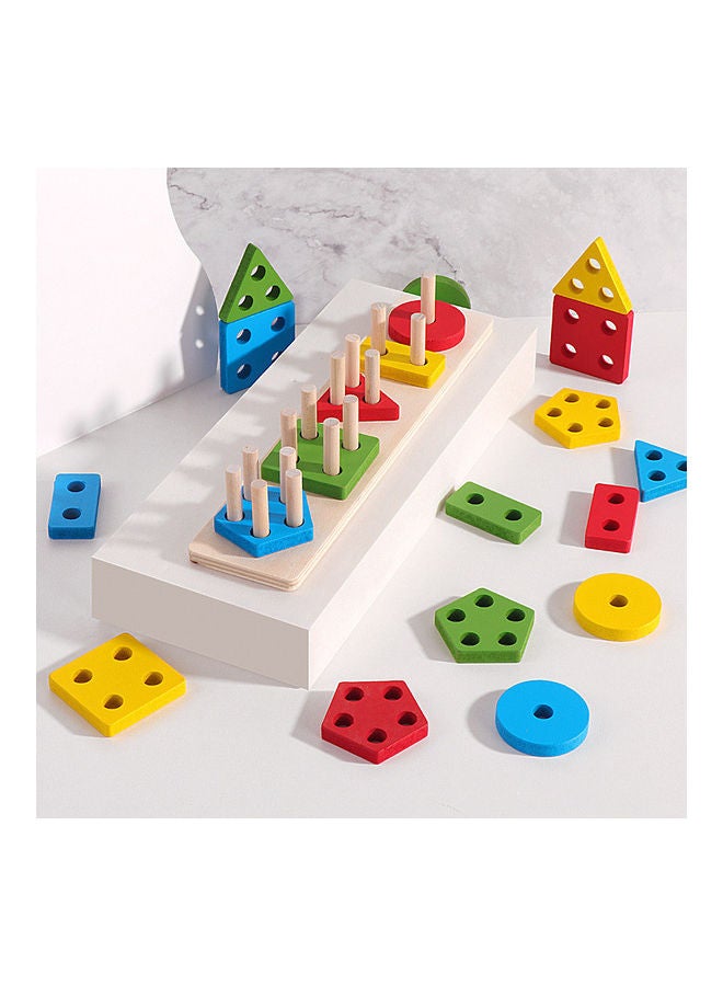 NIBEMINENT Sets Of 5 Geometry Columns Puzzle - Image 1