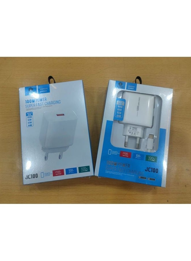 Jnuobi شاحن فائق بقوة 100 واط كحد أقصى ويدعم عرض العلامات بقدرة 100 واط و66 واط و65 واط و44 واط مع شحن 6A Type-C - Image 4