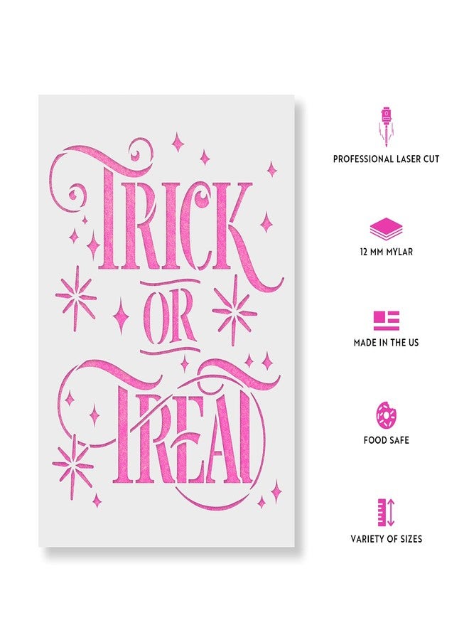 Stencil Revolution Trick or Treat Sparkles Stencil - Reusable Stencils for Painting - Mylar Stencil for DIY Projects and Crafts - Image 2
