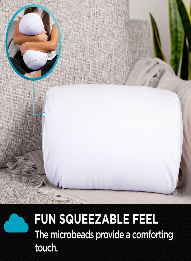 Brookstone Squishy FOM Cushion Pillow - The Original Stretchy, Comfy, Colorful Pillow for Neck, Lumbar Support, and Bed - for Sleeping, Car, Travel, Small, Lilac, 12 x 7 Inches - Image 4