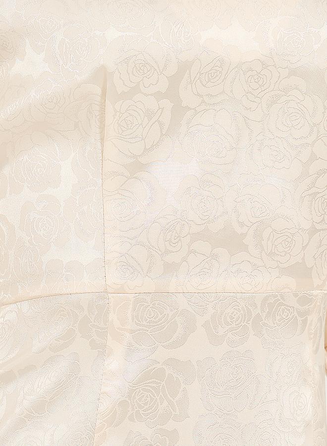 ستايلي فستان جاكار بنقشة الزهور - Image 4