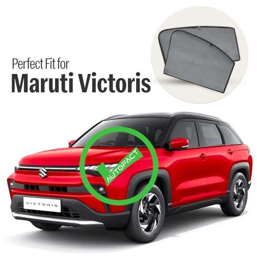 Autofact Car Sunshades for Victoris, UV Protection, Useful Car Accessories, Custom fit Sun Shades for Side Windows, Set of 6 - Image 2