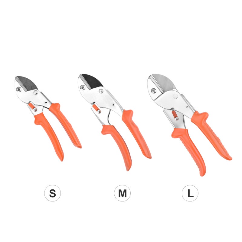 Gardening Pruning Scissors: SK5 Steel Blades, Auto-Spring Design, Safety Lock - Comfort Grip Secateurs for Home Garden Bonsai, Rose Bushes & Shrubs Trimming - Image 2