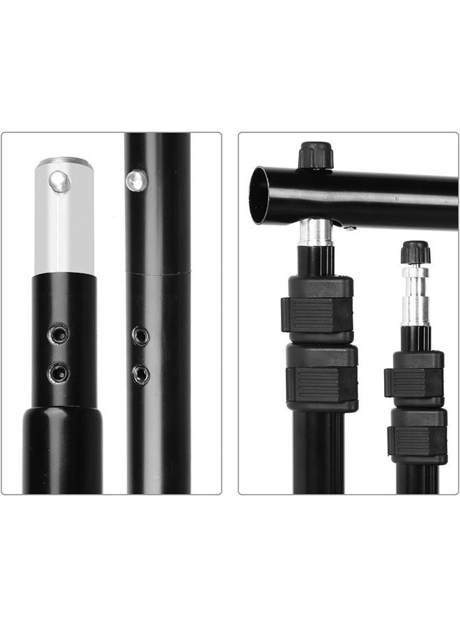 Photo Video Studio Adjustable Background Stand Backdrop Support System Kit with Photography Background Holder Carry Bag - Image 4