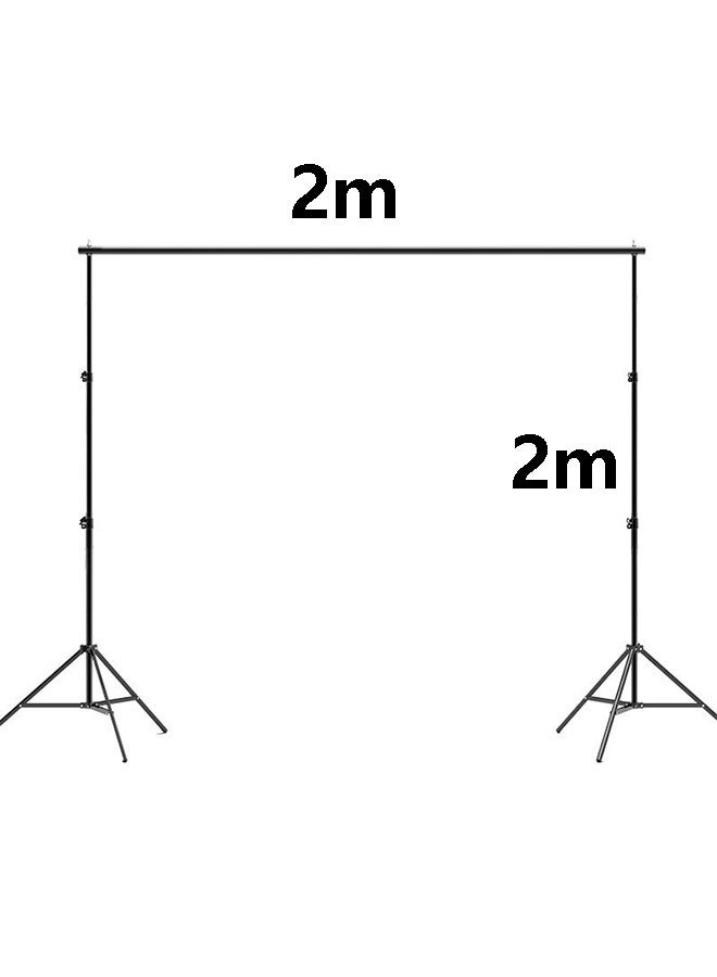 Photo Video Studio Adjustable Background Stand Backdrop Support System Kit with Photography Background Holder Carry Bag - Image 5