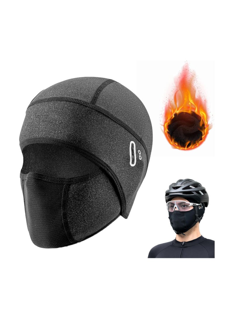 general Ice silk mask cycling cap, men's and women's windproof winter warm hat - Image 1