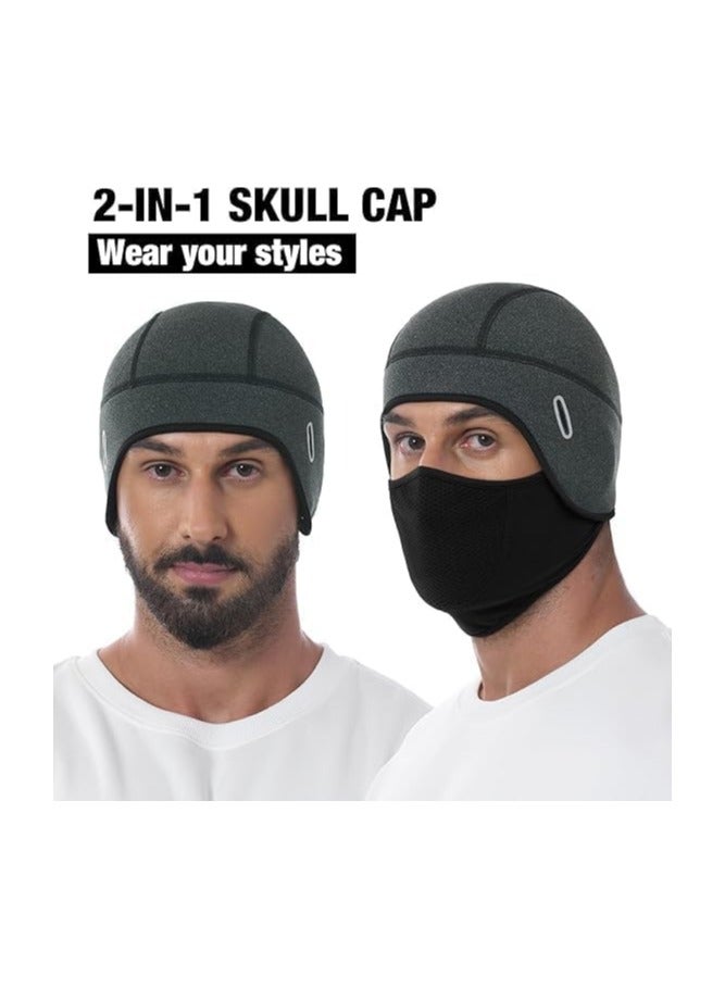 general Ice silk mask cycling cap, men's and women's windproof winter warm hat - Image 4