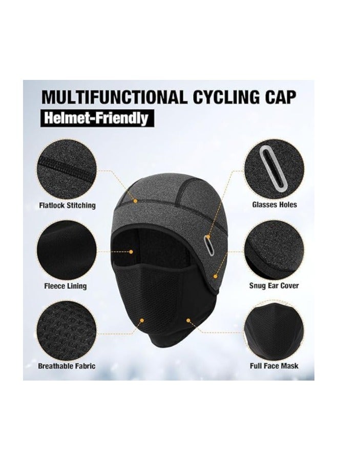 general Ice silk mask cycling cap, men's and women's windproof winter warm hat - Image 5