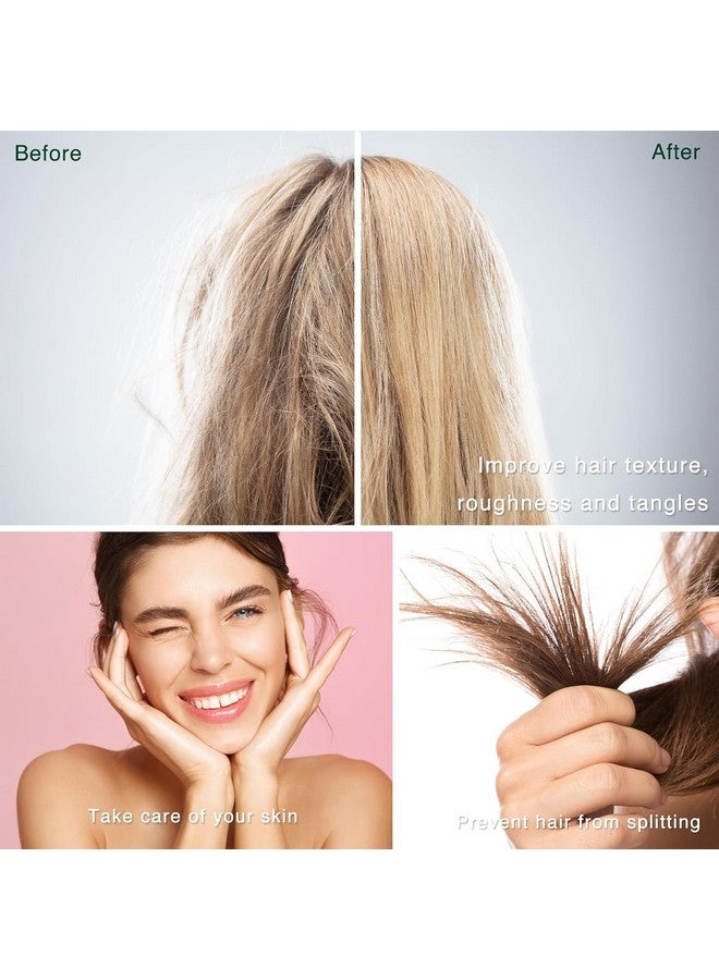 STRAW&WEAVE مشط خشبي وإكسسوارات شعر ساتان للنساء | ضمان لمدة 1 سنة | مع 2 غطاء وسادة، 3 رباطات شعر و 1 مشط كاتشي نيم | أغطية وسادة ساتان حرير للشعر والبشرة - Image 3
