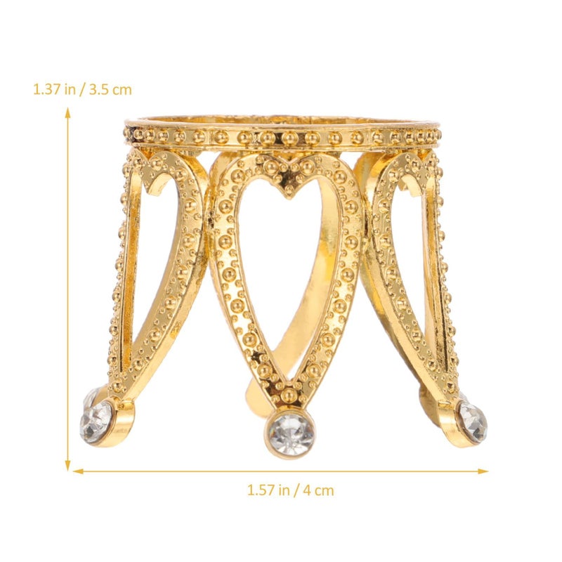 2pcs Zinc Alloy Crystal Display Stand for Spheres Home Decor Collectibles and Crafts Holder - Image 3