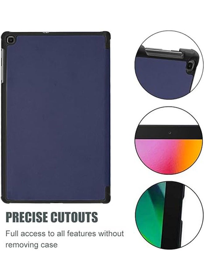Generic - Galaxy Tab A 10.1 2019 T510 T515 T517 Slim Case with Lightweight Stand Hard Case for Galaxy Tab A 2019 Tablet SM-T510 SM-T515 SM-T5177 - Dark Blue - Image 1