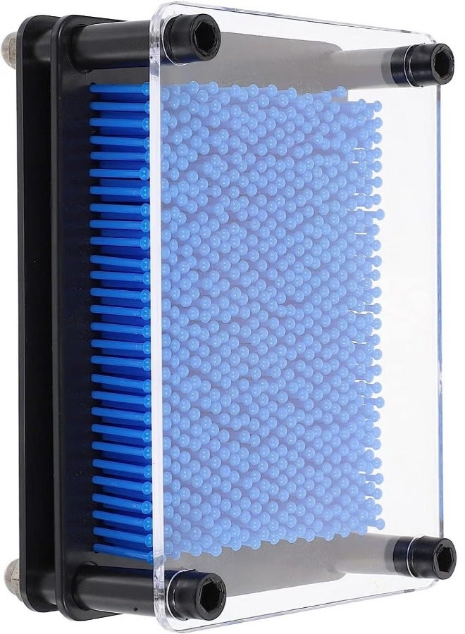 DEROVAN 3D Glow-in-the-Dark Pin Art Toy – Classic Retro Pin Impression Board for Kids & Adults, Creative Desk Décor, Stress Relief Desktop Game, Unique Office & Home Decoration Gift - Image 2