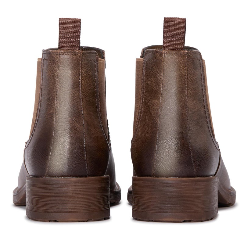 TruVeld Menâ€™s Chelsea Boots Square Toe Slip-On Ankle Dress Boots Casual Business Casual Shoes for Men - Image 5