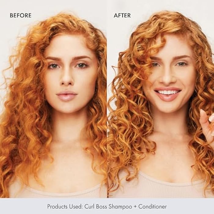 BONDIBOOST شامبو بوندي بوست كيرل بوس [16.90 أونصة سائلة]، تحديد + تعزيز شكل الشعر الموجي/المجعد/المجعد، القضاء على التجاعيد + زيادة اللمعان، تنعيم + تغذية الشعر الجاف، نباتي + خالي من الكبريتات + خالي من القسوة - Image 4