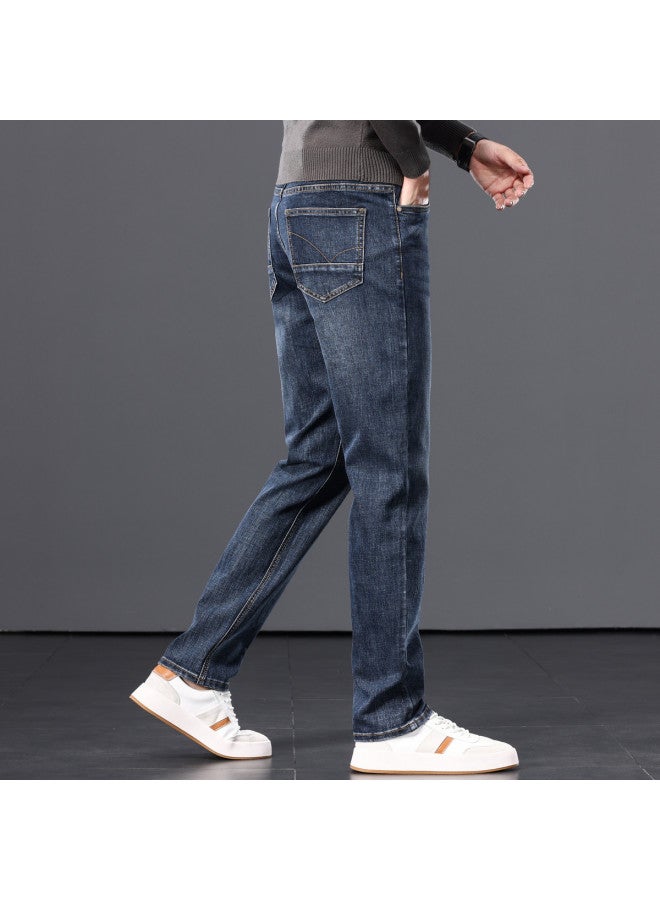 Fapai Autumn Retro Nostalgic Color Washed Jeans Men's Fashion Straight-leg Casual Trousers Men's Pants - Image 5