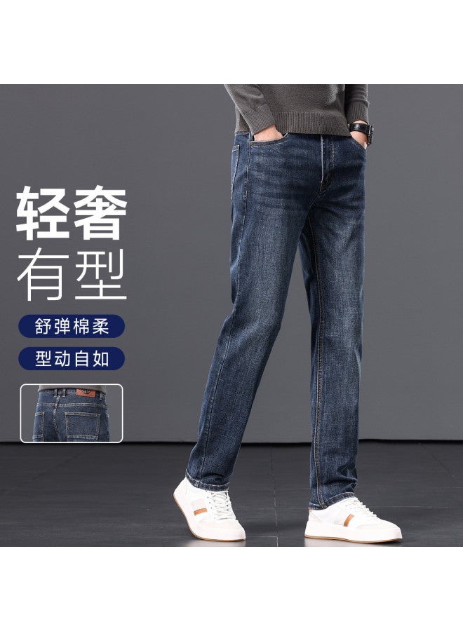 Fapai Autumn Retro Nostalgic Color Washed Jeans Men's Fashion Straight-leg Casual Trousers Men's Pants - Image 2