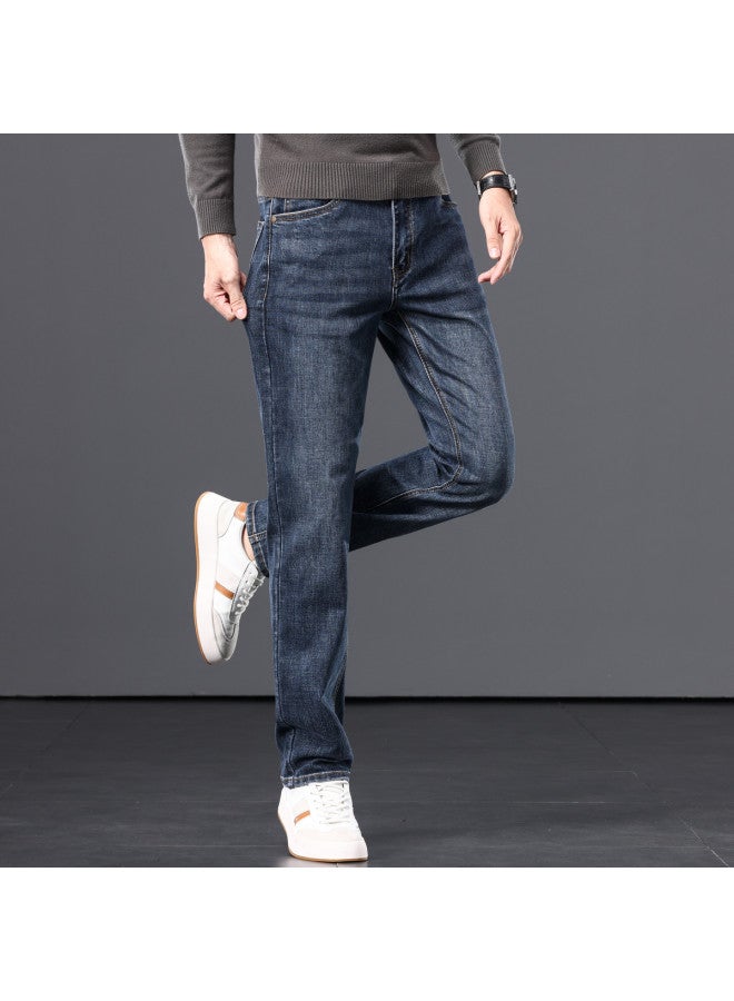 Fapai Autumn Retro Nostalgic Color Washed Jeans Men's Fashion Straight-leg Casual Trousers Men's Pants - Image 4