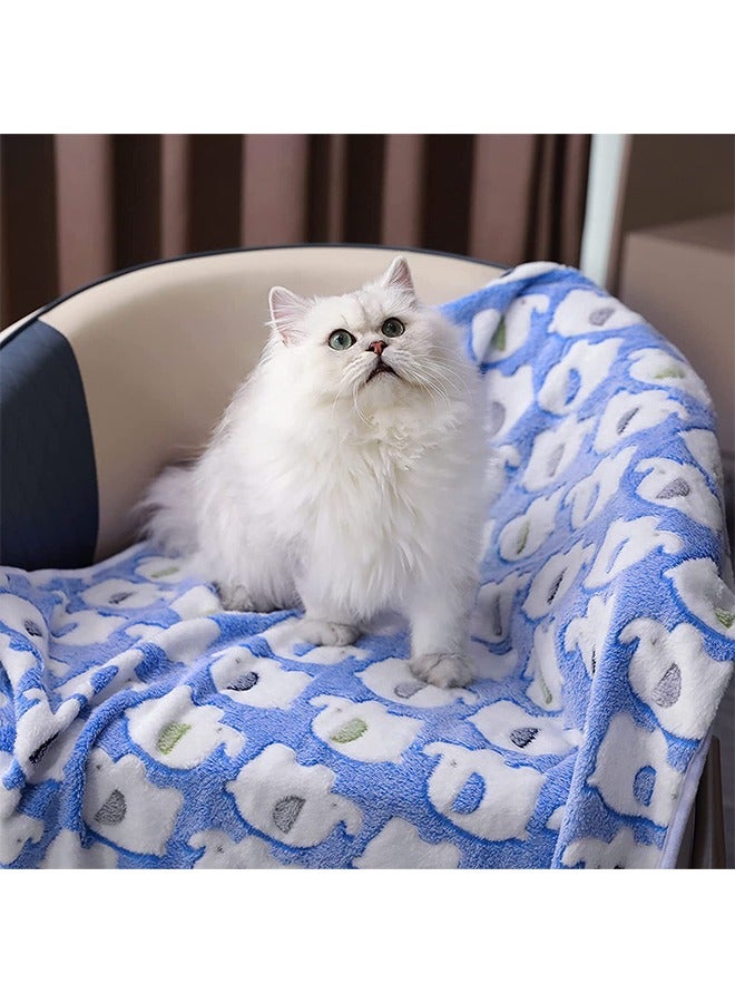 3 Blankets Super Soft Fluffy Premium Cute Pattern Pet Blanket Flannel Throw for Dog Puppy Cat - Image 2