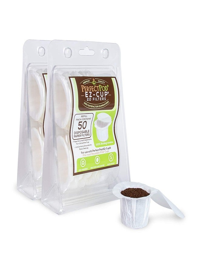 بيرفيكت بود فلاتر ورقية للاستخدام مرة واحدة من نوع Perfect Pod EZ-Cup مع تصميم غطاء حاصل على براءة اختراع لكبسولات القهوة القابلة لإعادة الاستخدام (2) - Image 1