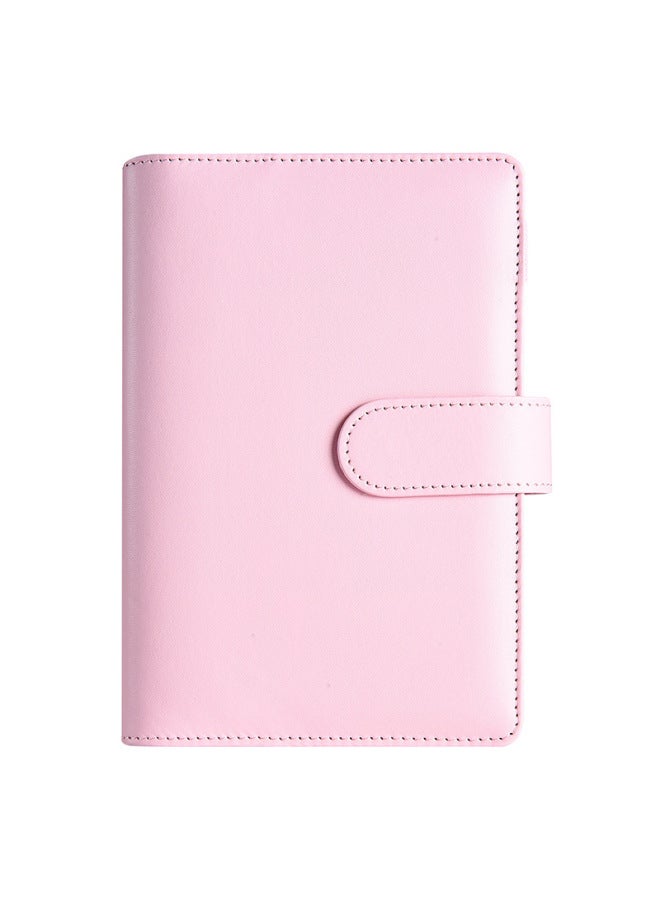 Start A6 Binder Creative Notebook Zipper Bag Macaron Pu Leather Loose-leaf Book Cash Budget Hand Book - Image 1