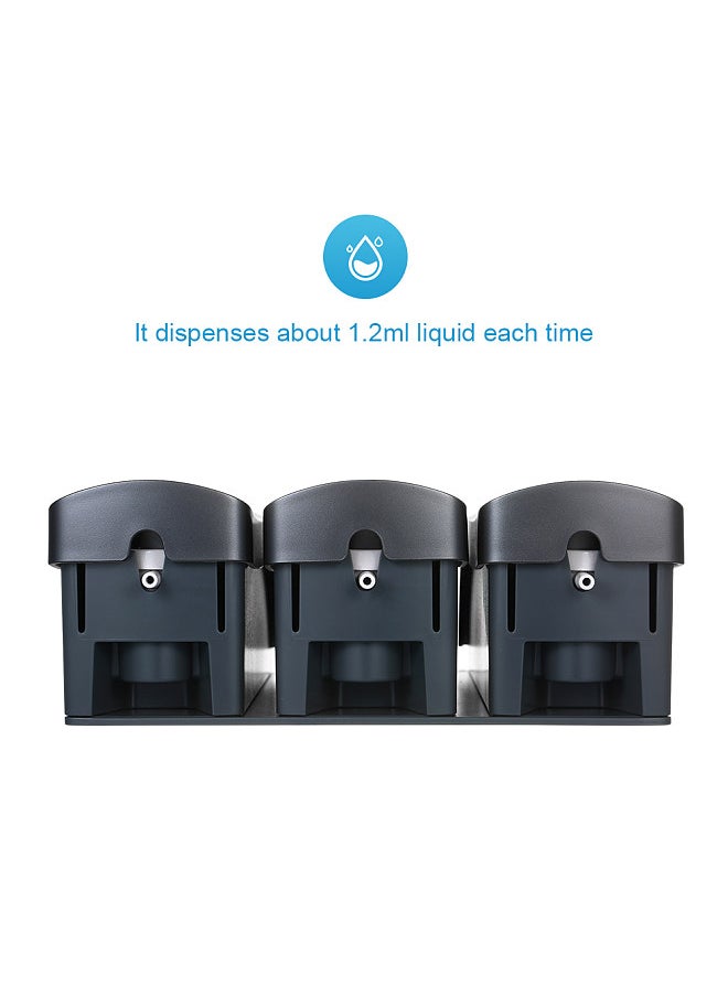 CHUANGDIAN - Manual Soap Dispenser, Wall Mounted Liquid Shampoo Box, Shower Gel Hand Soap Dispensers, for Kitchen Bathroom Home Hotel - Image 1