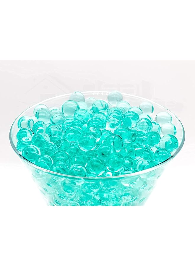 erorex Clear Water Gel Jelly Beads Soilless Cultivation Substrate Crystal Mud For Floral Arrangement Vase Filler Wedding Centerpiece Festive Floral Decoration Flower Turquoise 50 000 Granules - Image 3