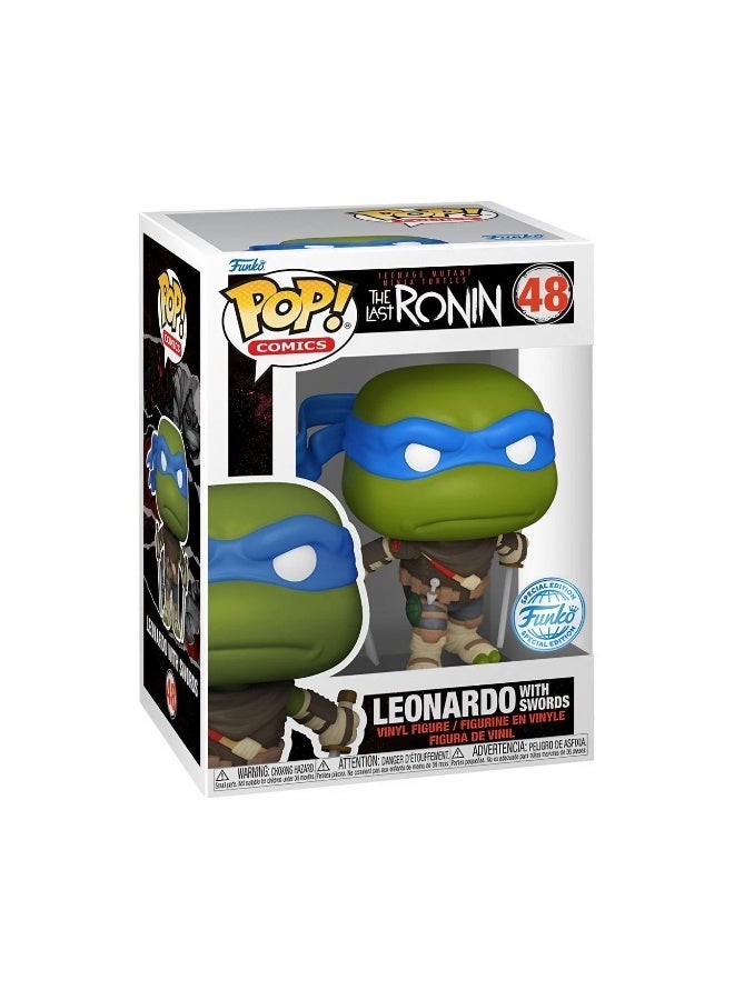 Funko Funko POP! Comics Teenage Mutant Ninja Turtles: The Last Ronin Leonardo with Swords Vinyl Figure (9.3 cm)  - Image 1